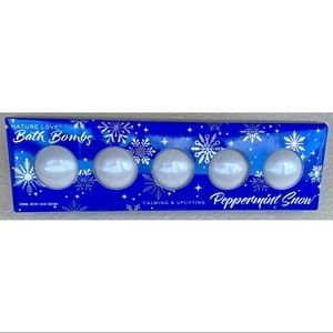 Bath Bombs: Peppermint Snow